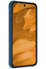 Nomfy Nomfy Google Pixel 9a Hoesje Siliconen - Donkerblauw - 2 PACK