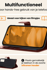 Nomfy Nomfy Google Pixel 9a Hoesje Bookcase Met Screenprotector - Bruin