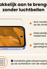 Nomfy Nomfy Google Pixel 9a Hoesje Bookcase Met 2x Screenprotector - Bruin
