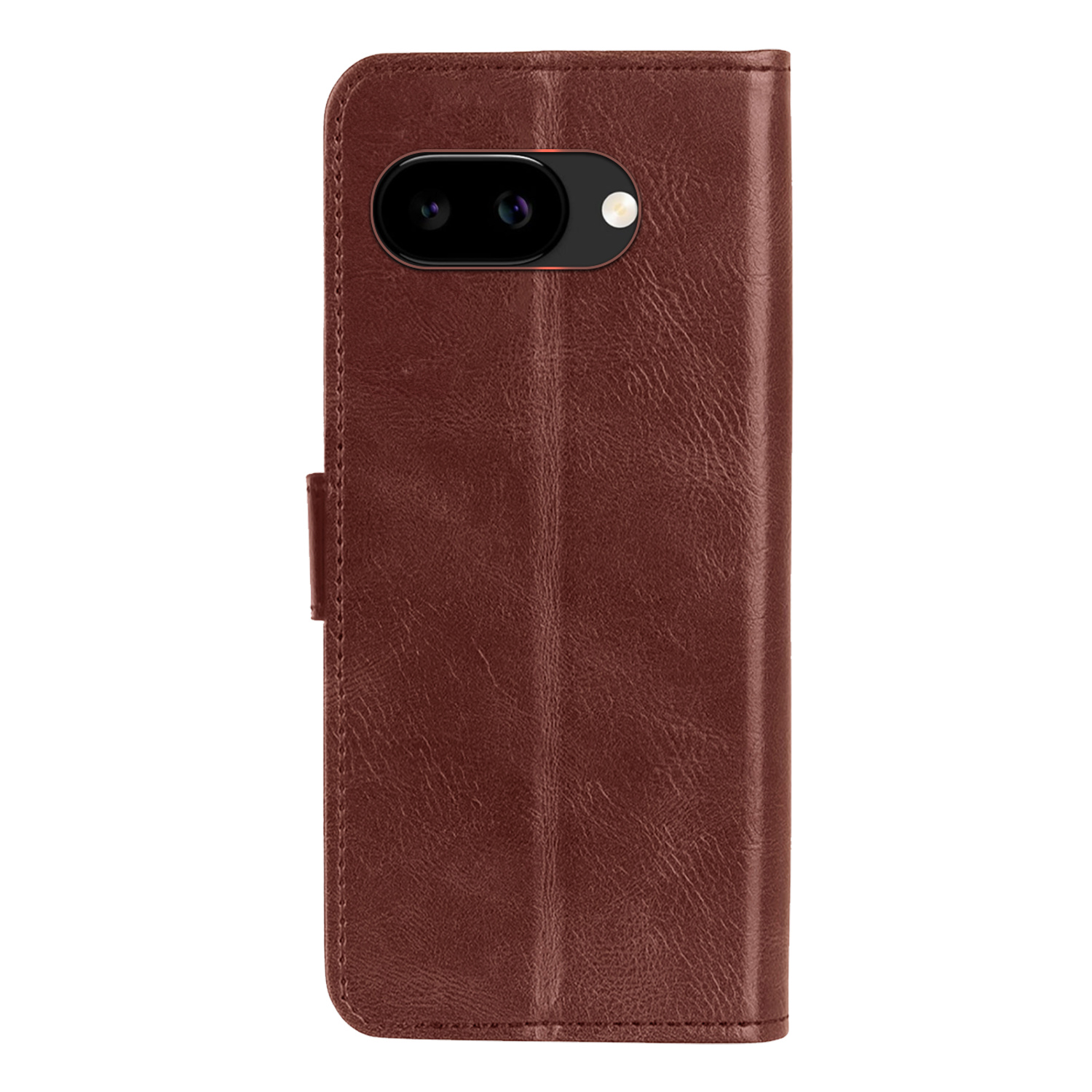 Nomfy Nomfy Google Pixel 9a Hoesje Bookcase Met 2x Screenprotector - Bruin