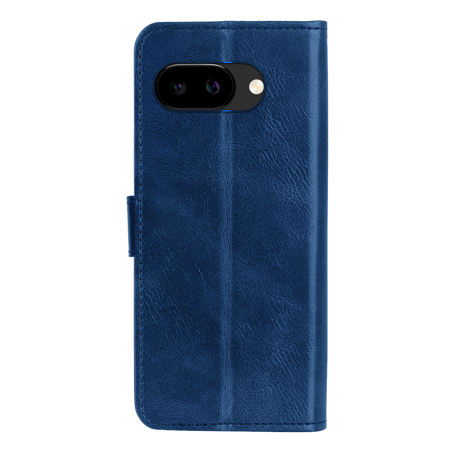 Nomfy Nomfy Google Pixel 9a Hoesje Bookcase Met 2x Screenprotector - Donkerblauw