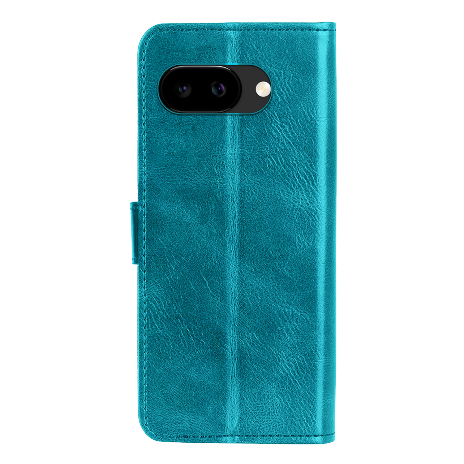 Nomfy Nomfy Google Pixel 9a Hoesje Bookcase Met 2x Screenprotector - Turquoise