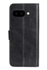 Nomfy Nomfy Google Pixel 9a Hoesje Bookcase Met 2x Screenprotector - Zwart