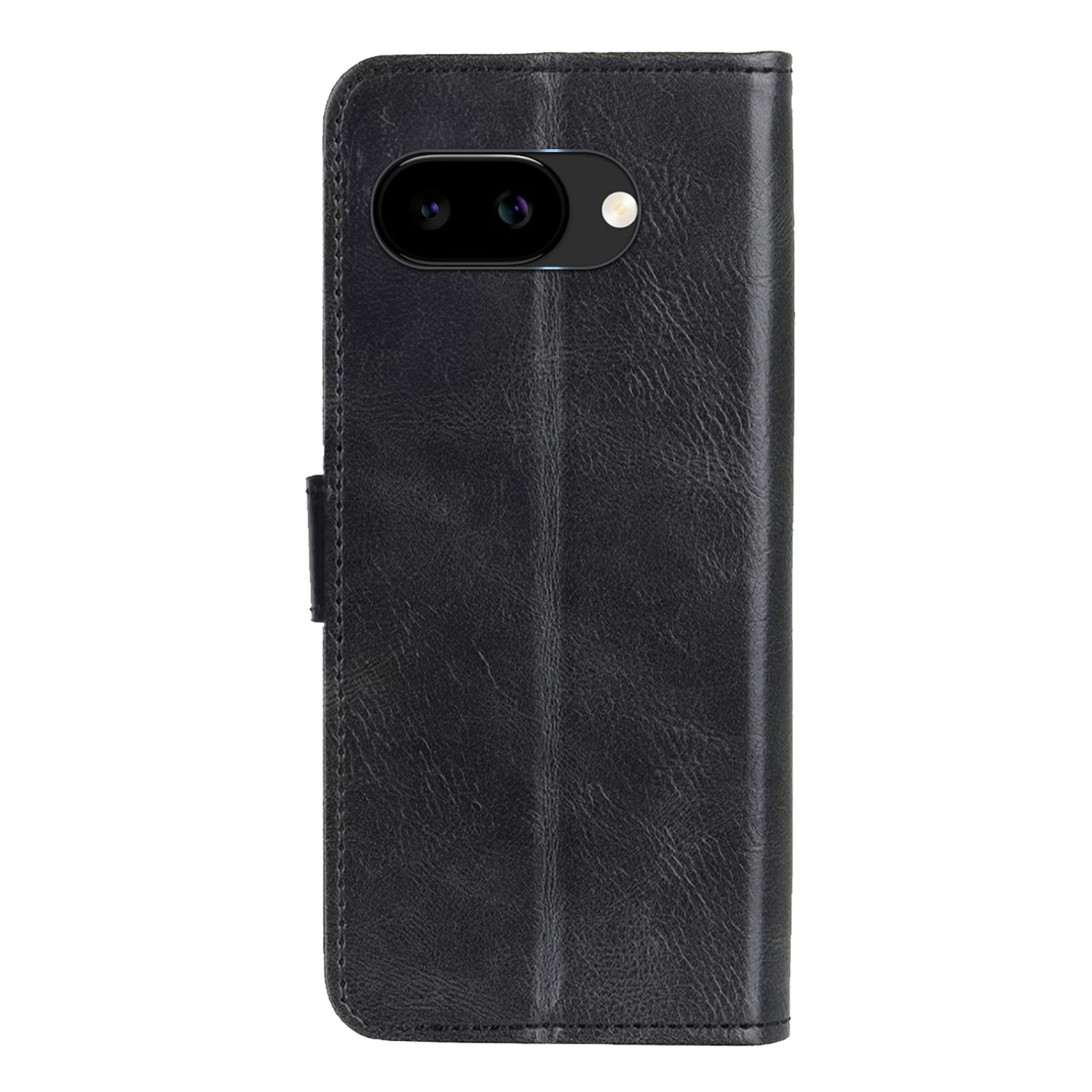 Nomfy Nomfy Google Pixel 9a Hoesje Bookcase Met 2x Screenprotector - Zwart