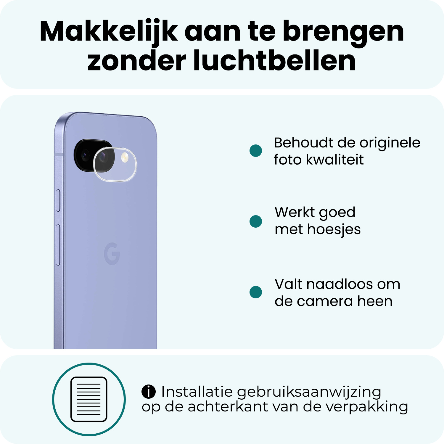 Forterra Forterra Google Pixel 9a Camera Screenprotector