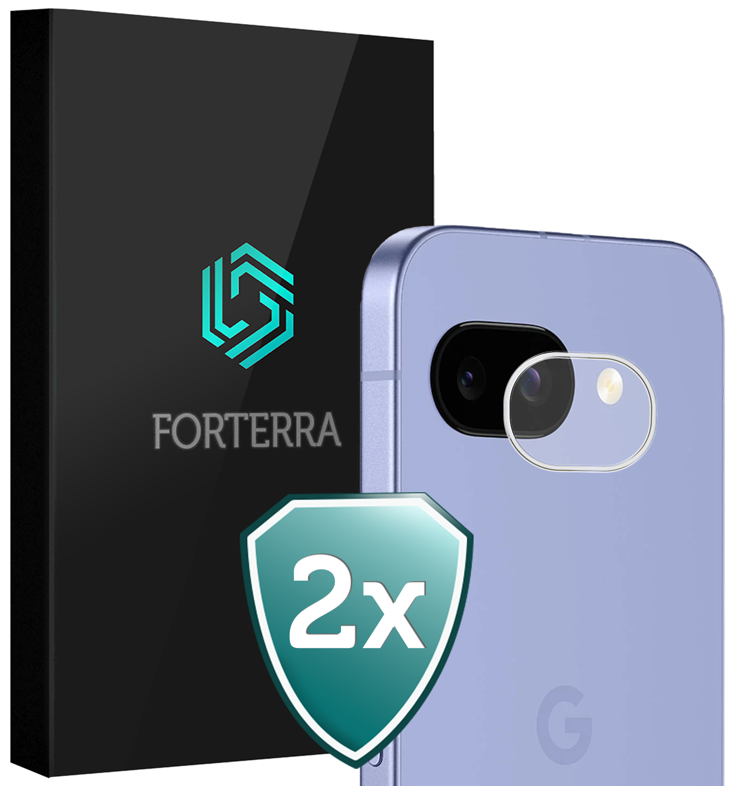 Forterra Forterra Google Pixel 9a Camera Screenprotector - 2 PACK