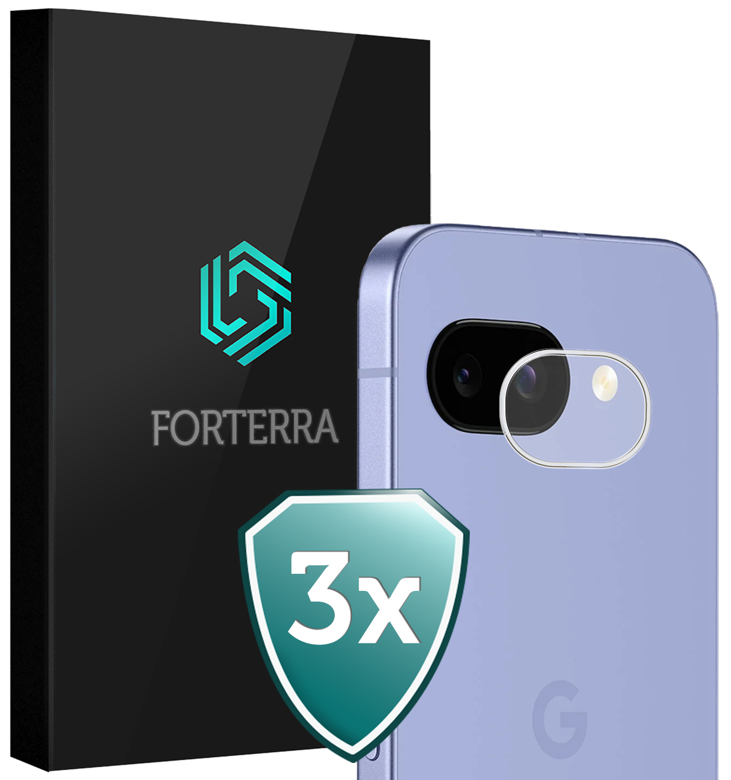Forterra Forterra Google Pixel 9a Camera Screenprotector - 3 PACK