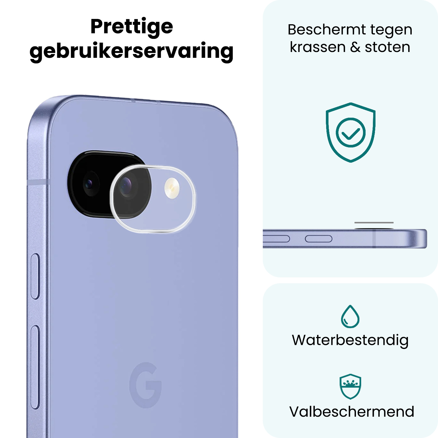 Forterra Forterra Google Pixel 9a Camera Screenprotector - 3 PACK