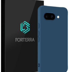 Forterra Forterra Google Pixel 9a Hoesje Siliconen - Donkerblauw