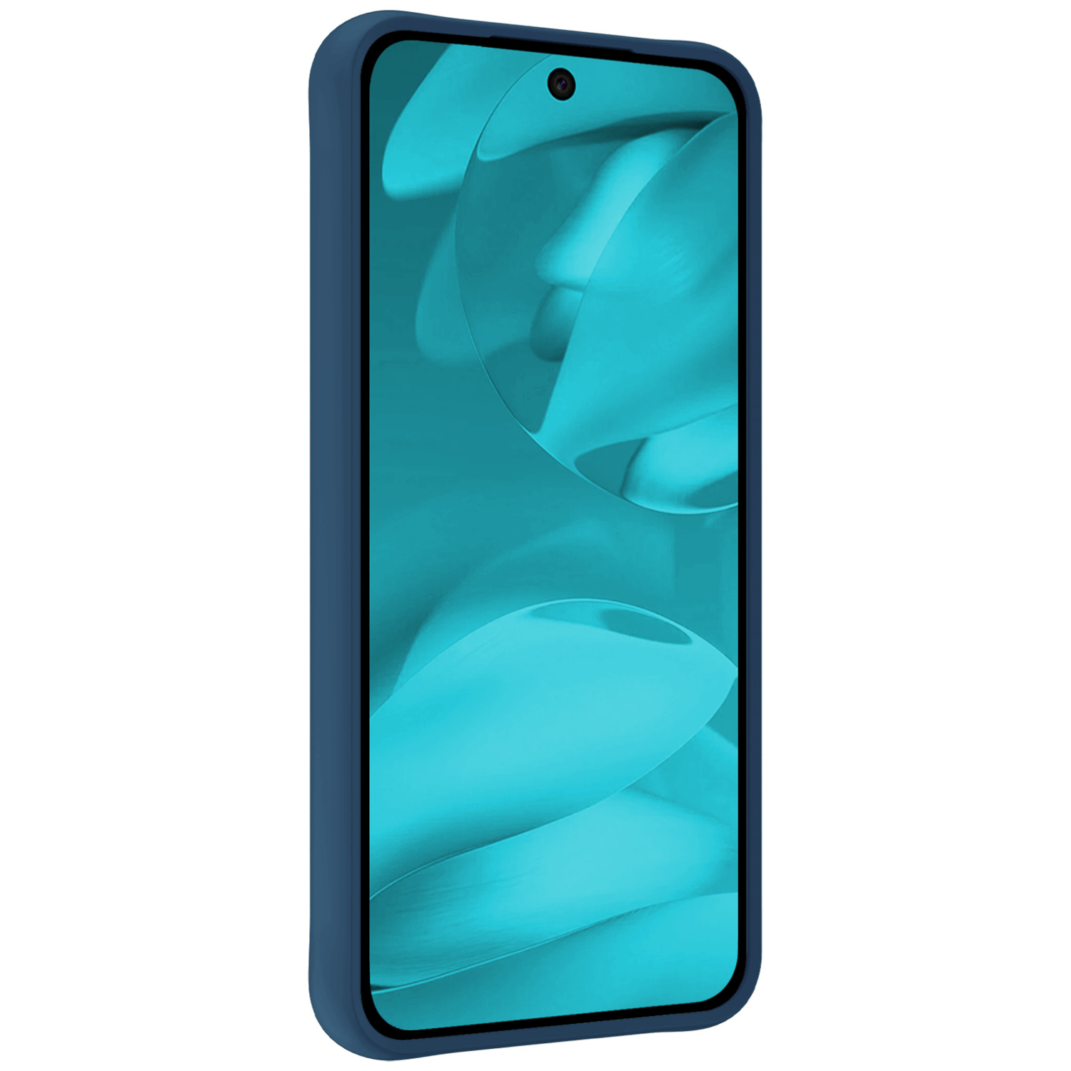 Forterra Forterra Google Pixel 9a Hoesje Siliconen - Donkerblauw