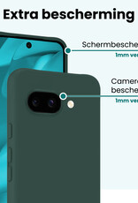 Forterra Forterra Google Pixel 9a Hoesje Siliconen - Donkergroen