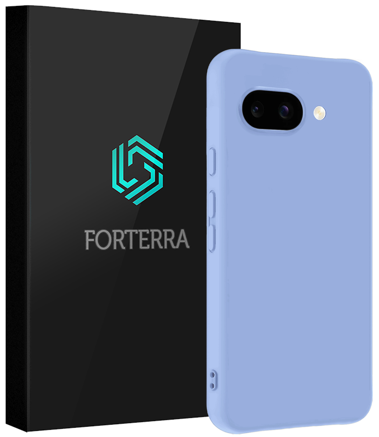 Forterra Forterra Google Pixel 9a Hoesje Siliconen - Lichtblauw
