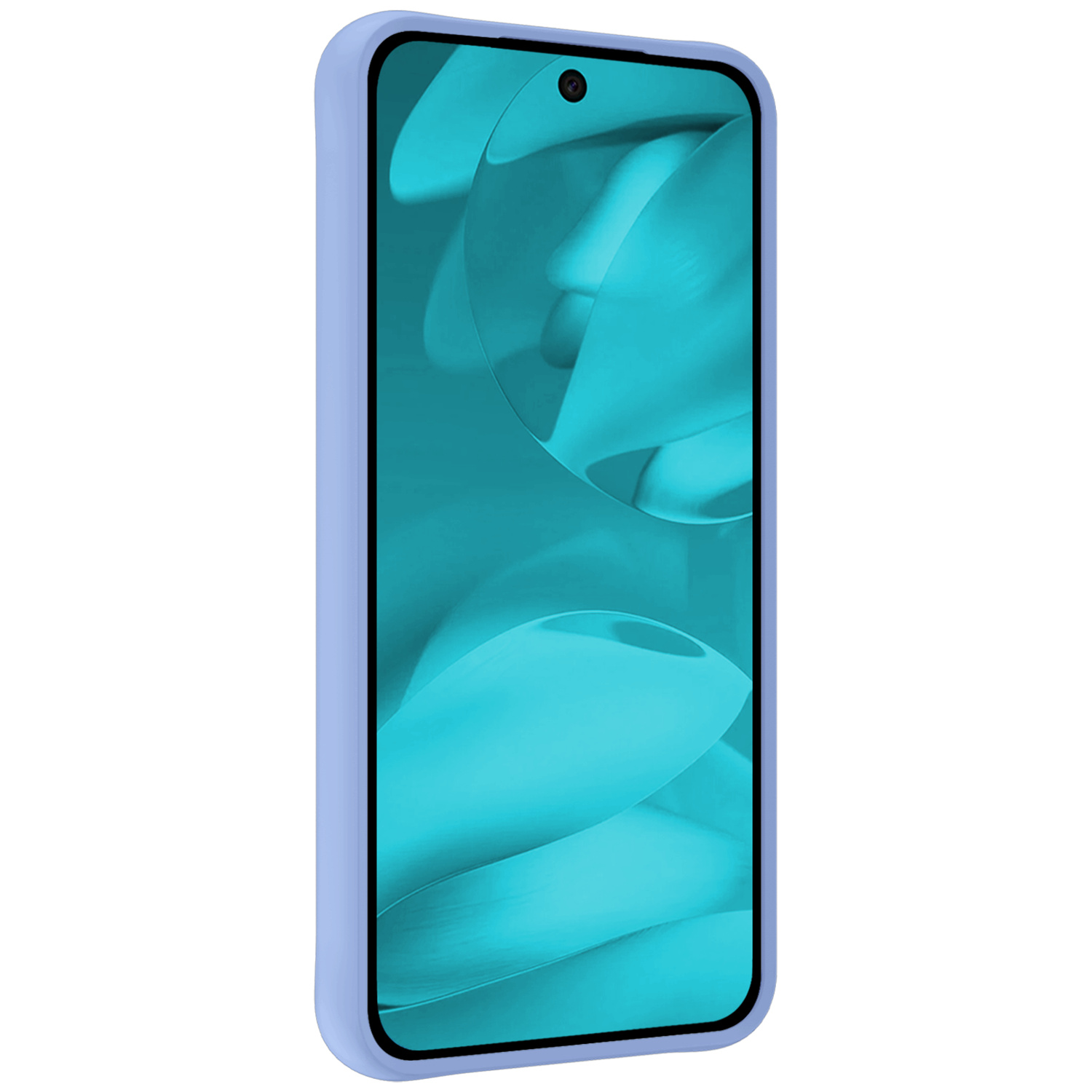 Forterra Forterra Google Pixel 9a Hoesje Siliconen - Lichtblauw