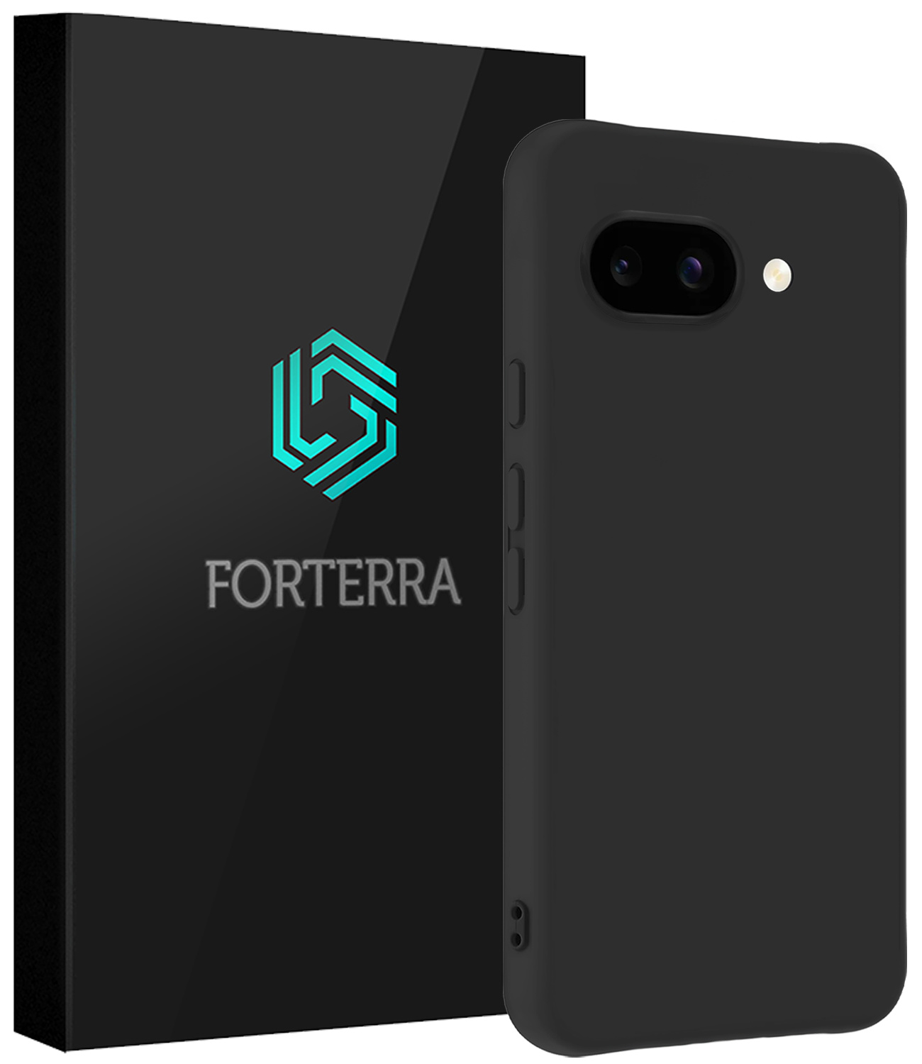 Forterra Forterra Google Pixel 9a Hoesje Siliconen - Zwart