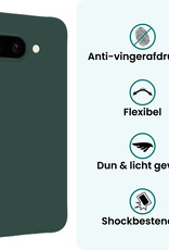 Forterra Forterra Google Pixel 9a Hoesje Siliconen - Donkergroen - 2 PACK