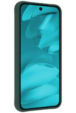 Forterra Forterra Google Pixel 9a Hoesje Siliconen - Donkergroen - 2 PACK