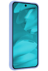 Forterra Forterra Google Pixel 9a Hoesje Siliconen - Lichtblauw - 2 PACK