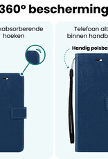Forterra Forterra Google Pixel 9a Hoesje Bookcase Met Screenprotector - Donkerblauw