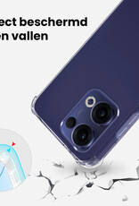 BASEY. BASEY. Oppo Reno13 Hoesje Shockproof Met Screenprotector