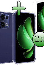 BASEY. BASEY. Oppo Reno13 Hoesje Shockproof Met 2x Screenprotector