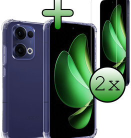 BASEY. BASEY. Oppo Reno13 Hoesje Shockproof Met 2x Screenprotector