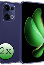BASEY. BASEY. Oppo Reno13 Hoesje Siliconen - Transparant - 2 PACK