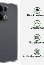 BASEY. BASEY. Oppo Reno13 Pro Hoesje Shockproof - Transparant