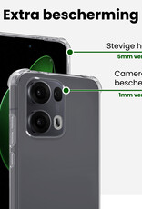 BASEY. BASEY. Oppo Reno13 Pro Hoesje Shockproof - Transparant