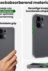 BASEY. BASEY. Oppo Reno13 Pro Hoesje Shockproof - Transparant