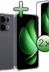 BASEY. BASEY. Oppo Reno13 Pro Hoesje Shockproof Met 2x Screenprotector