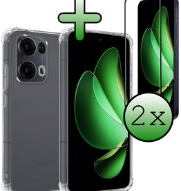 BASEY. BASEY. Oppo Reno13 Pro Hoesje Shockproof Met 2x Screenprotector