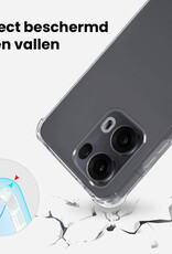 BASEY. BASEY. Oppo Reno13 Pro Hoesje Shockproof Met 2x Screenprotector