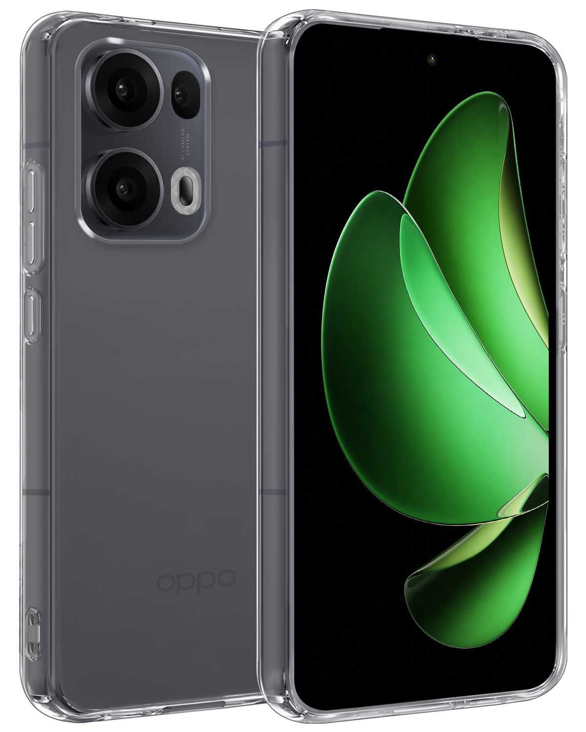BASEY. BASEY. Oppo Reno13 Pro Hoesje Siliconen - Transparant