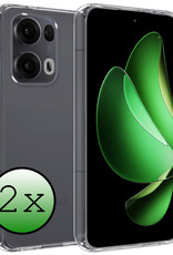 BASEY. BASEY. Oppo Reno13 Pro Hoesje Siliconen - Transparant - 2 PACK