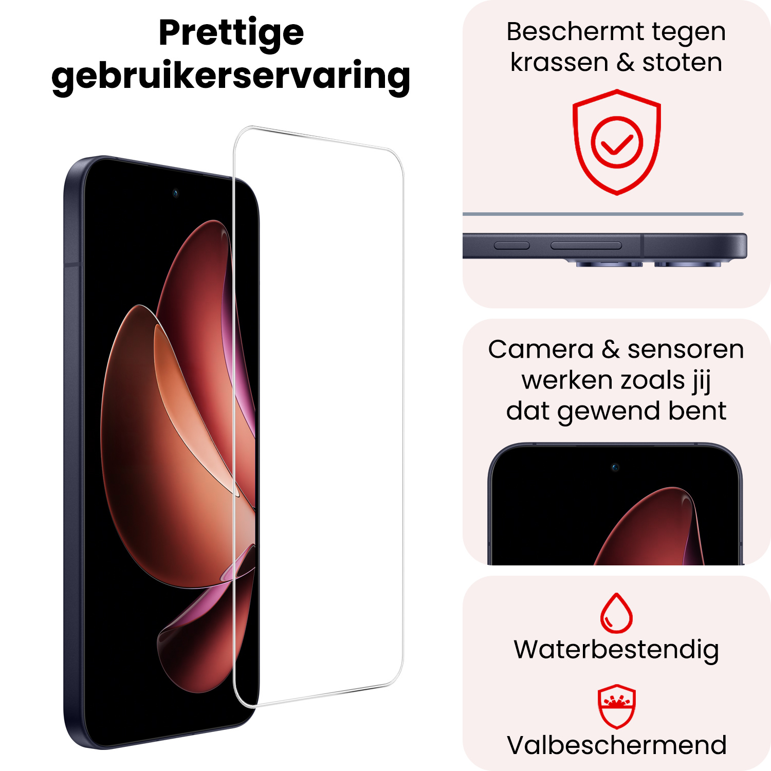 NoXx NoXx Oppo Reno13 Screenprotector - 3 PACK