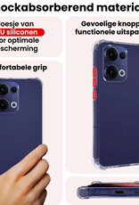 NoXx NoXx Oppo Reno13 Hoesje Shockproof - Transparant - 2 PACK