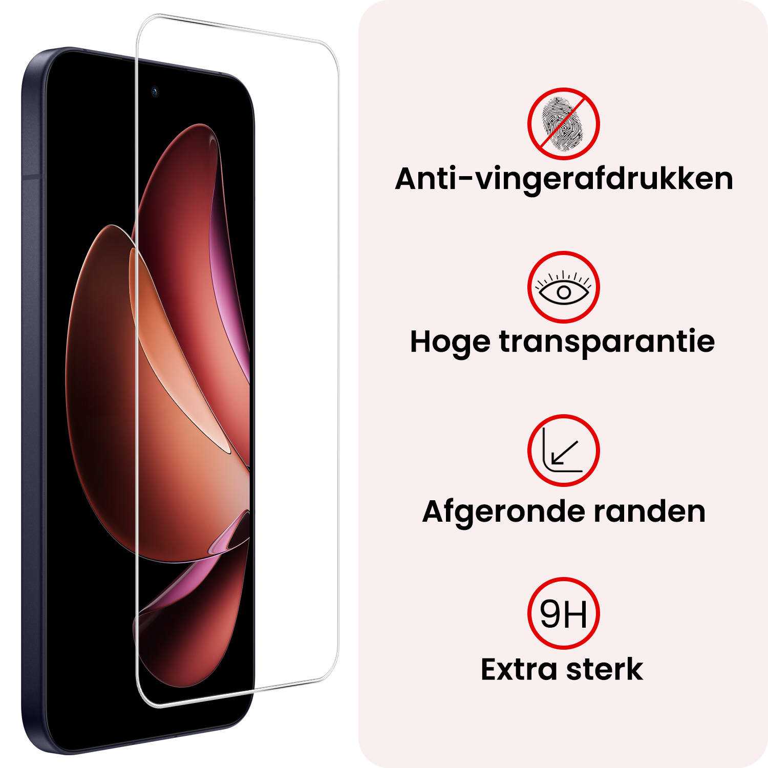 NoXx NoXx Oppo Reno13 Hoesje Shockproof Met Screenprotector