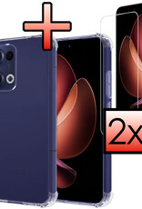 NoXx NoXx Oppo Reno13 Hoesje Shockproof Met 2x Screenprotector