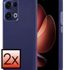 NoXx NoXx Oppo Reno13 Hoesje Siliconen - Transparant - 2 PACK