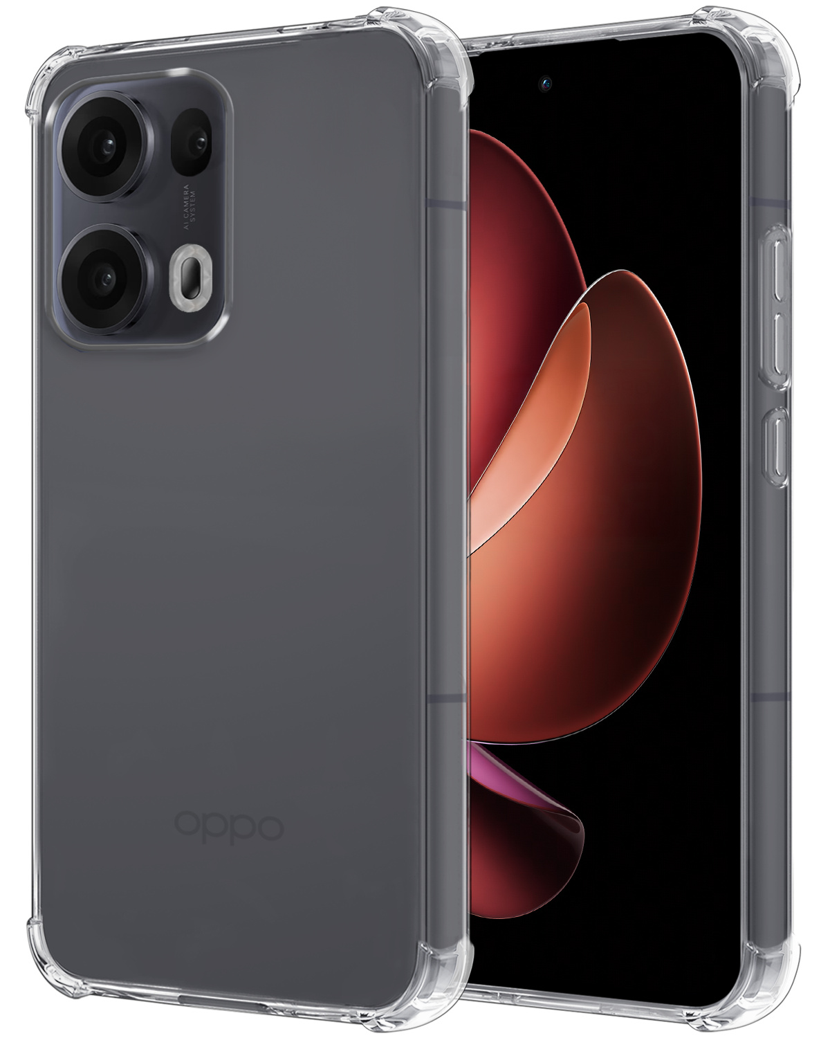 NoXx NoXx Oppo Reno13 Pro Hoesje Shockproof - Transparant