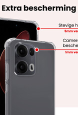 NoXx NoXx Oppo Reno13 Pro Hoesje Shockproof - Transparant