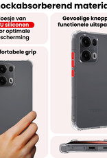 NoXx NoXx Oppo Reno13 Pro Hoesje Shockproof - Transparant