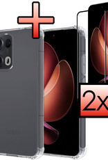 NoXx NoXx Oppo Reno13 Pro Hoesje Shockproof Met 2x Screenprotector