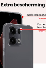 NoXx NoXx Oppo Reno13 Pro Hoesje Siliconen - Transparant