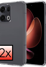 NoXx NoXx Oppo Reno13 Pro Hoesje Siliconen - Transparant - 2 PACK
