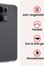 NoXx NoXx Oppo Reno13 Pro Hoesje Siliconen - Transparant - 2 PACK