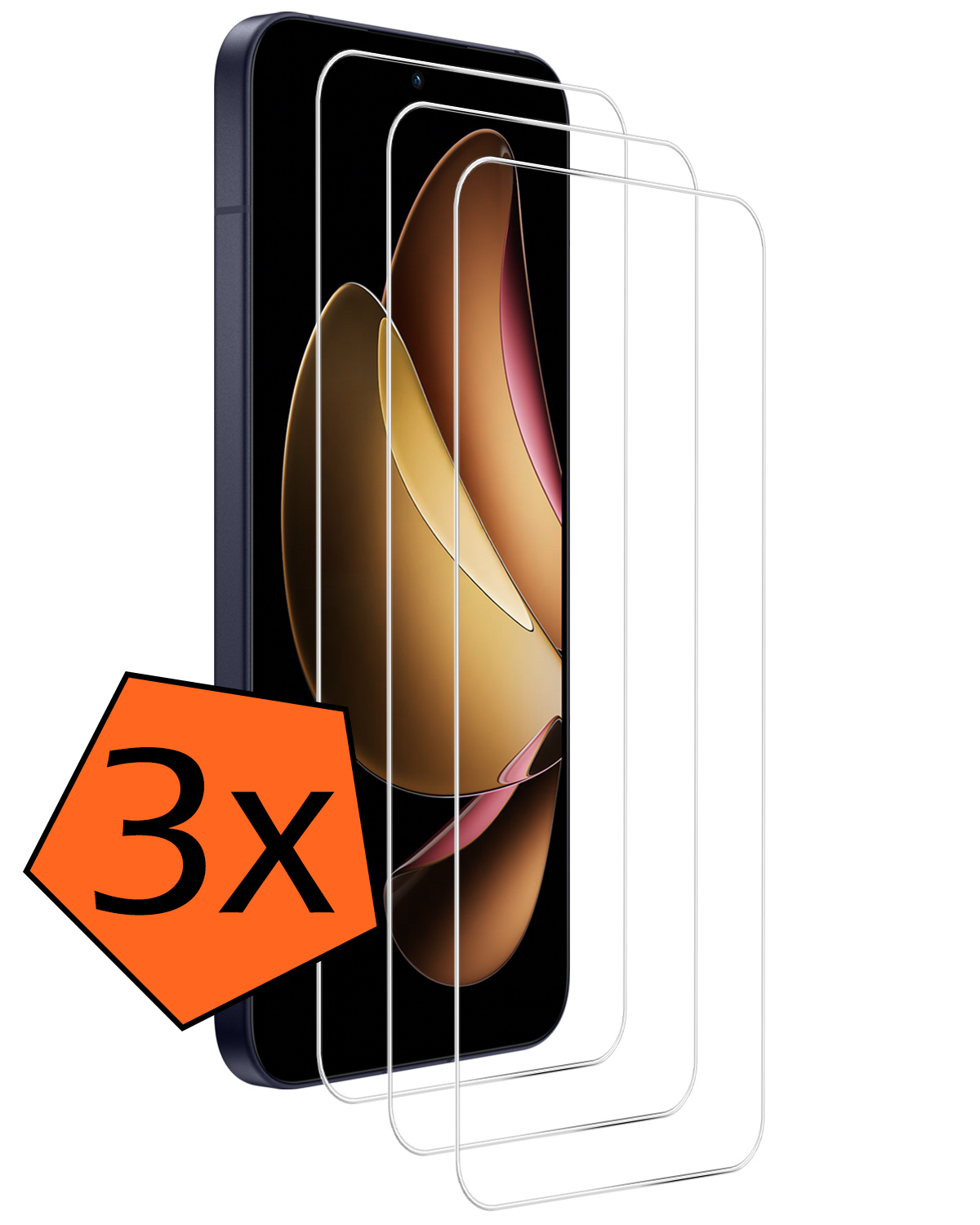 Nomfy Nomfy Oppo Reno13 Screenprotector - 3 PACK