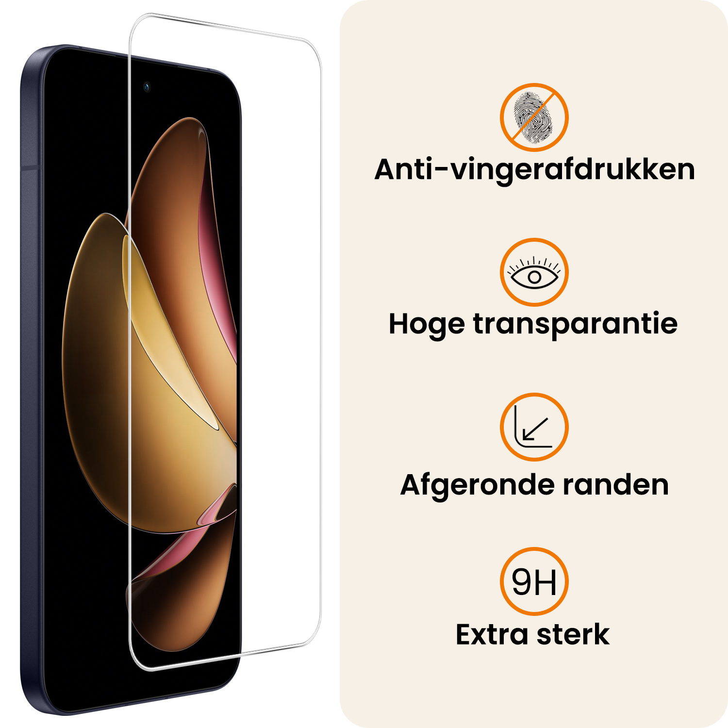 Nomfy Nomfy Oppo Reno13 Screenprotector - 3 PACK