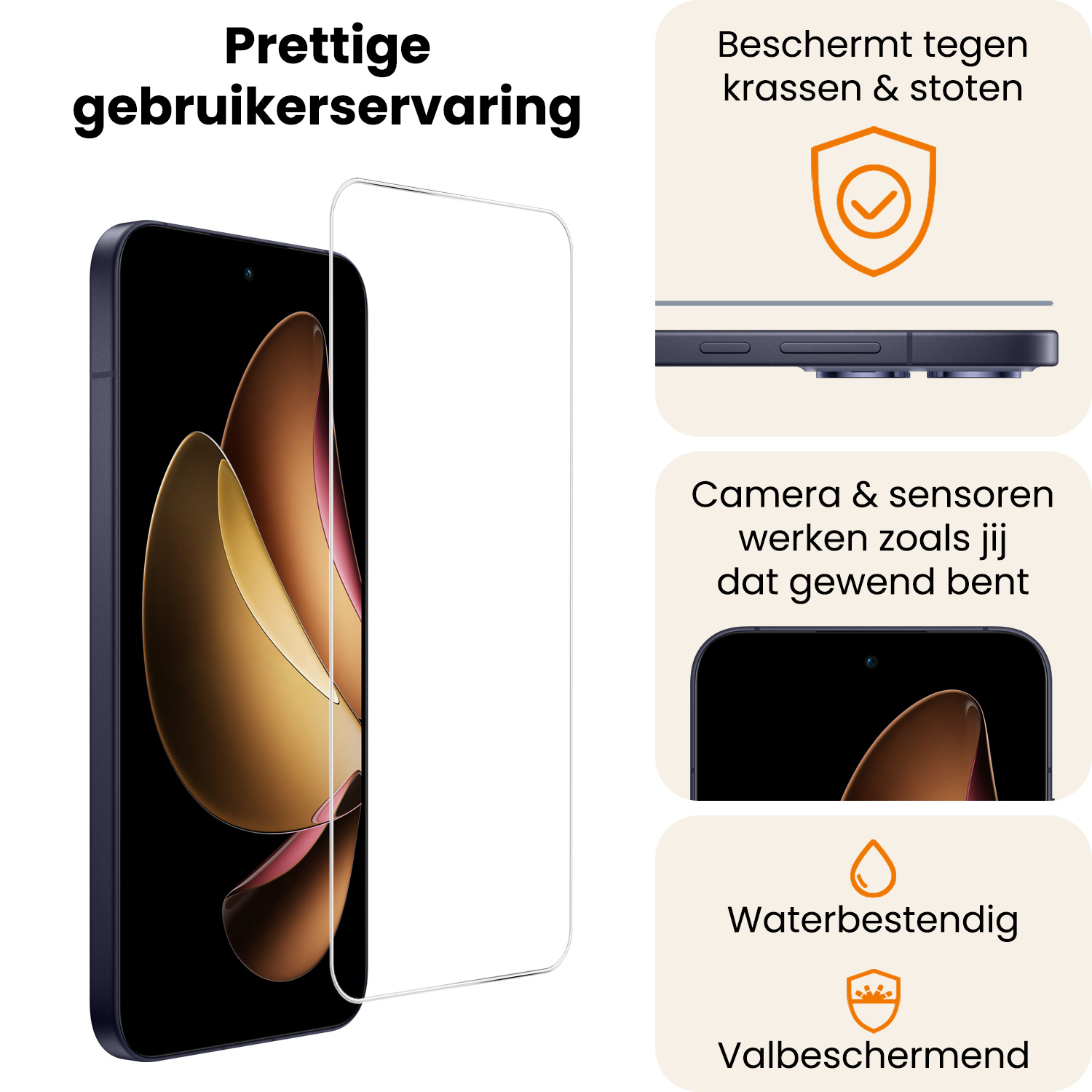 Nomfy Nomfy Oppo Reno13 Screenprotector - 3 PACK