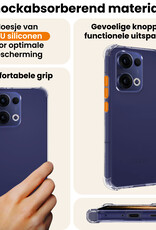 Nomfy Nomfy Oppo Reno13 Hoesje Shockproof - Transparant - 2 PACK
